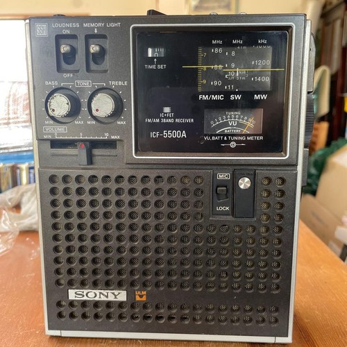 Sony icf 5500 - sony, icf-5500